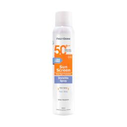 Protector Solar Sunscreen Invisible SPF 50+ Frezyderm - Spray de 200 mL