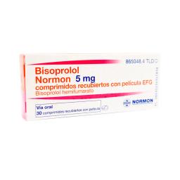 Bisoprolol Normon 5 mg - Cont. 30 Comprimidos Recubiertos