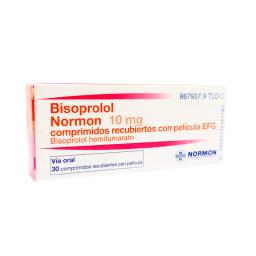 Bisoprolol Normon 10 mg - Cont. 30 Comprimidos Recubiertos