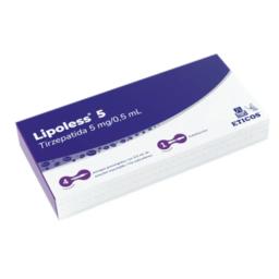 Lipoless Tirzepatida 5 mg/0,5 mL - Cont. 4 Jeringas Prellenadas + Autoinyector