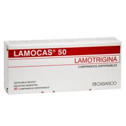 Lamocas Lamotrigina 50 mg - Cont. 30 Comprimidos