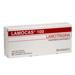 Lamocas Lamotrigina 100 mg - Cont. 30 Comprimidos