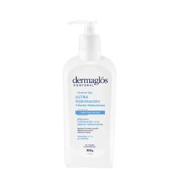 Crema Gel Corporal Ultra Hidratacion+ Acido Hialuronico Dermaglós - Cont. 300 gr