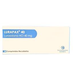 Lurapax Lurasidona 40 mg - Cont. 30 Comprimidos Recubiertos