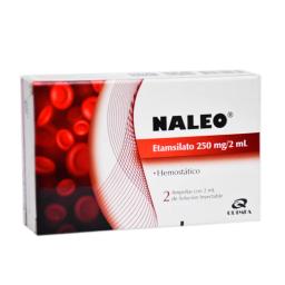 Naleo Etamsilato 250 mg Cont. Solucion Inyectable 2 Ampollas de 2 ml