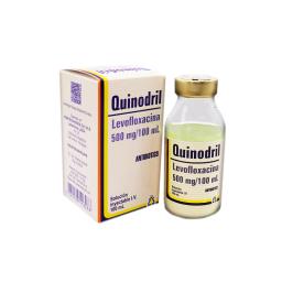 Quinodril Levofloxacina 500 mg - Frasco de 100 mL