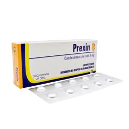Prexin Candesartan Cilexetil 8 mg - Cont. 30 Comprimidos