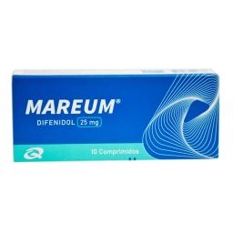 Mareum Difenidol 25 mg - Cont. 10 Comprimidos