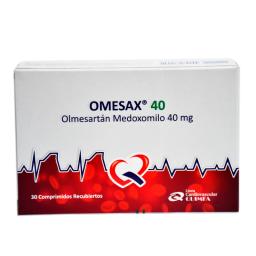 Omesax Olmesartan Medoxomilo 40 mg - Cont. 30 Comprimidos Recubiertos