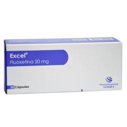 Excel Fluoxetina 20 mg - Cont. 30 Capsulas