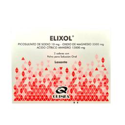 Elixol Picosulfato de Sodio 10 mg Oxido de Magnesio 3500 mg - Cont. 2 Sobres