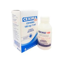 Cexima 100 Cefixima 100mg/5 mL Polvo Suspensión Extemporánea - Cont. 100 mL