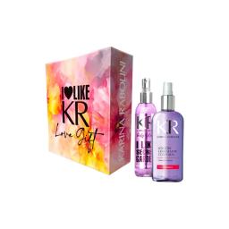 Loción hidratante corporal lila 200 ml + Fragancia corporal Secret Garden 200 ml Karina Rabolini