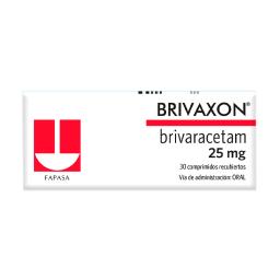 Brivaxon Brivaracetam 25 mg - Cont. 30 Comprimidos Recubiertos
