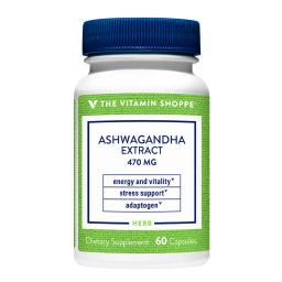 The Vitamin Shoppe Ashwagandha Extract 470 mg - Cont. 60 Capsulas