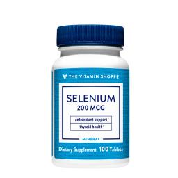 The Vitamin Shoppe Selenium 200 mcg - Cont. 100 Tabletas