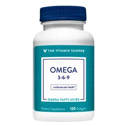 The Vitamin Shoppe Omega 3-6-9 - Cont. 120 Capsulas
