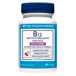 The Vitamin Shoppe B12 Methycobalamin 1000 mcg - Cont. 60 Unidades