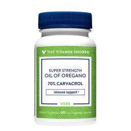 The Vitamin Shoppe Super Strength Oil Of Oregano - Cont. 60 Capsulas