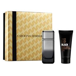 Set Carolina Herrera Eau de Parfum 100mL + Shower Gel 212 Vip Black Elixir