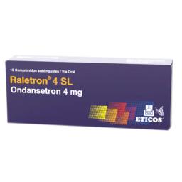 Raletron 4 SL Ondansetron 4 mg - Cont. 10 Comprimidos Sublinguales