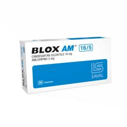 Blom AM 16/5  Candesartan Cilexetilo 16 mg Amlodipino 5 mg - Cont. 30 Capsulas