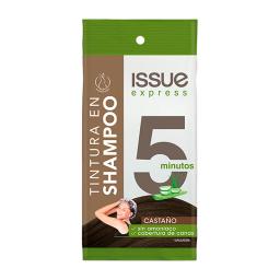 Tintura en Shampoo Castaño Issue Express 5 Minutos