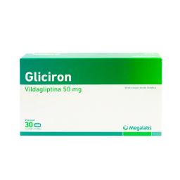 Gliciron Vildagliptina 50 mg - Cont. 30 Comprimidos