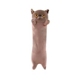 Almohada Hipoalergenica Gato 70 cm Gris Kima