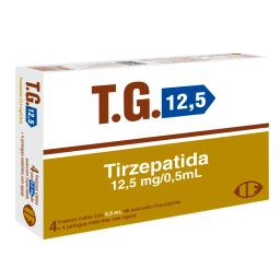 T.G. 12,5 Tirzepatida 12,5 mg/0,5 ml - Frasco Solucion Inyectable 4 Unidades