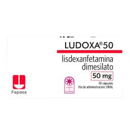 Ludoxa Lisdexanfetamina Dimesilato 50 mg - Cont. 30 Capsulas