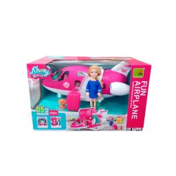 Muñeca con Avión Fun Airplane