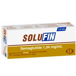Solufin Semaglutida 1,34 mg/ml - Cont. 1 Solucion Inyectable 1,5 ml +6 Jeringas