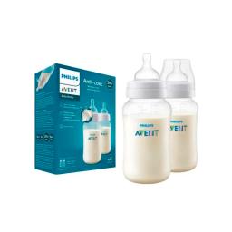 Set de 2 Biberones Anticólicos 3m+ Philips Avent Baby Bottle  - 330mL