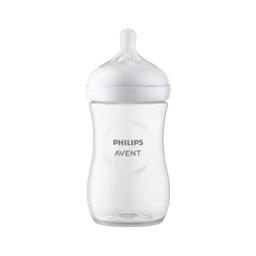 Biberón Natural Response Transparente Philips Avent - 240mL