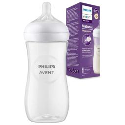 Biberón Natural Response Transparente Philips Avent - 330mL