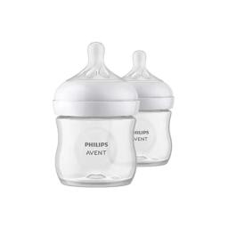 Set de 2 Biberones Natural Response Transparente Philips Avent - 125mL
