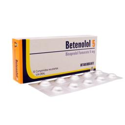 Betenolol Bisoprolol Fumarato 5 mg - Cont. 30 Comprimidos