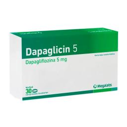 Dapaglicin Dapagliflozina 5 mg - Cont. 30 Comprimidos