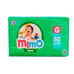 Pañales Mimo Super Grande Mega G - Cont. 50 Unidades