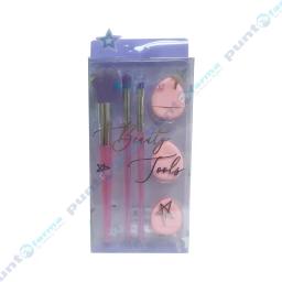 Kit de Pinceles con Esponjas Ruby Face Texco