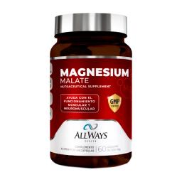Suplemento Nutricional Magnesium Malate Allways Health 
- Cont. 60 Capsulas