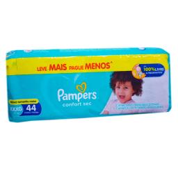 Pañales Confort Sec XXXG Pampers - Cont. 44 Unidades