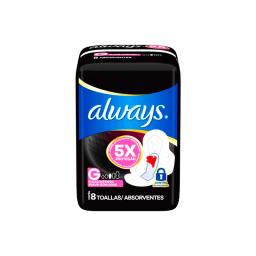 Toalla Higienica Talle G Suave Always - Cont.8 unidades