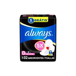 Toallas Higienicas Talle G Suave Always - Cont.32 unidades