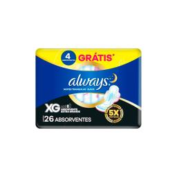 Toallas Higienicas Talle XG Suave Always - Cont.26 unidades