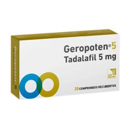 Geropoten Tadalafil 5 mg - Cont. 30 Comprimidos Recubiertos