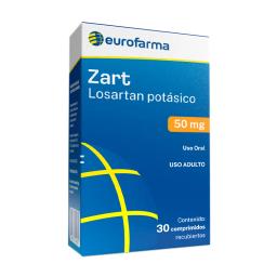 Zart Losartán Potásico 50 mg - Cont. 30 Comprimidos Recubiertos