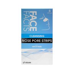 Tiras Nasales de Limpieza Profunda de Poros Face Facts - Cont. 6 Unidades
