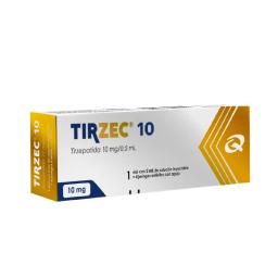 Tirzec 10 Tirzepatida 10 mg/0,5 ml - Cont.1 Solucion Inyectable+ 4 Jeringas